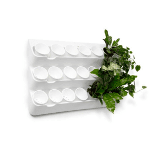 Фитомодуль BOXSAND-21 (100х65 см) на 21 растение, круглые полки - белый