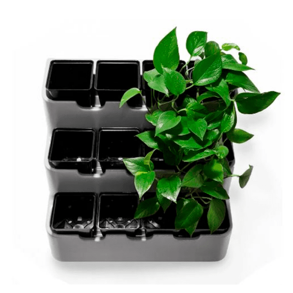 Фитомодуль "BOXSAND 12" (60х65 см) на 12 растений, серый