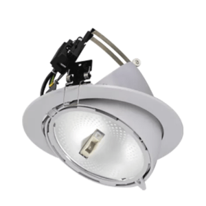 Светильник круглый выдвижной под металлгалогеновую лампу 150W серый