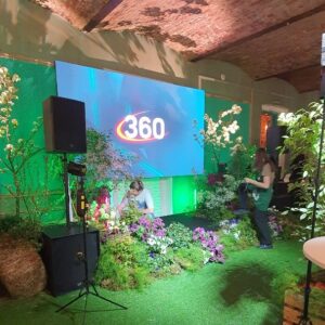 Озеленение мероприятия для телеканала “360°”